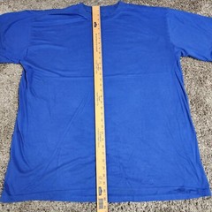 Sada Men T Shirt 5XL Blue Color Work Wear Small Stain