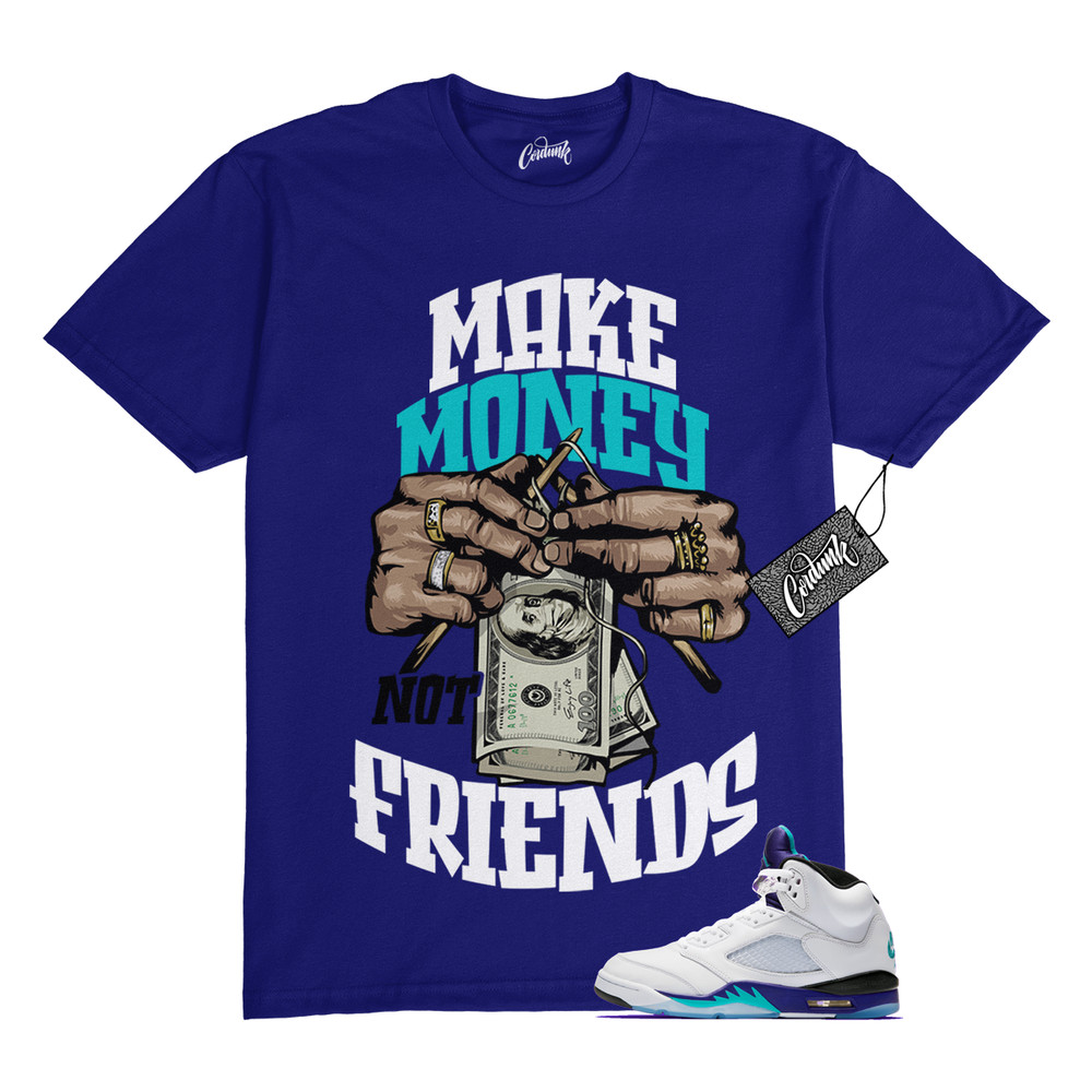 5 Grape White Black 2025 Blue T Shirt Match MM
