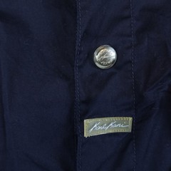 Vintage Karl Kani Jeans Shirt Navy Size XXL 90s Hip Hop Oversized