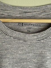 7Diamonds Core Crew Neck Tee XL Adult Heather Light Pink Stripe