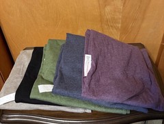 Men’s Alternative Crew Neck Tee Shirts Bundle Of 5 Assorted Colors Size L NWOT
