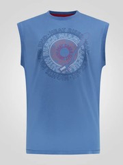 D555 Duke Big Mens Sleeveless T-Shirt Vest Miami Beach Print 2XL-8XL (601902)