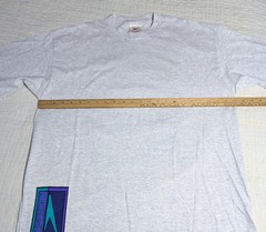 Vintage Speedo 1993 Logo Swim Surf Gray Men’s XL Shirt Single Stitch Sleeves USA