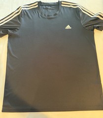 NWOT Adidas Men’s XL Black Climate T Shirt Logo