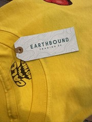 1 or 5 Pack Men’s Earthbound Trading Co. Mushroom Forest Fungi T-Shirt Yellow XL