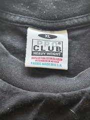 Pro Club Mens T-Shirt Black Short Sleeve Super Heavy Cotton Solid Size XL