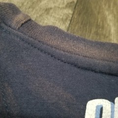 Vintage Mecca Y2k 2000s Blue t shirt Size XXL (Stained Collar)