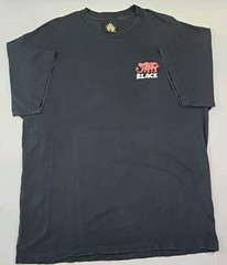 Vintage Black Label Skateboards Mullet Logo T-Shirt, Size (XL), 23×31″, Black