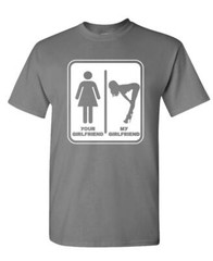 YOUR GIRLFRIEND vs MY GIRLFRIEND – Unisex Cotton T-Shirt Tee Shirt