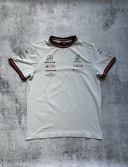 Petronas Mercedes-Benz AMG Formula 1 T-shirt Racing Men’s M Size White