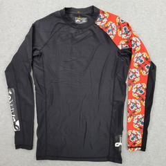 LAFROI Burst Shirt Mens Medium Black Polyamide Tibetan Cloud Long Sleeve