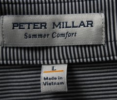 Peter Millar Men’s Crown Sport Jubilee Classic Fit Polo Shirt AP2 Navy Large