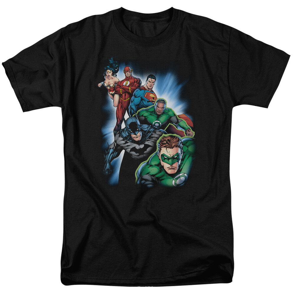 Justice League Of America “Heroes Unite” T-Shirt – Regular or Tank – to 6X