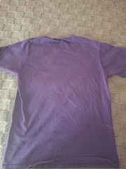 Vintage 1990s Atomic Records Milwaukee WI Bomb Logo T-Shirt Men’s Purple/Sliver