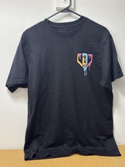 BSBL Lifestyle 101 Apparel Drip Graphic T-Shirt Black Ice Cream Baseball Mens L