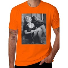 Marilyn Monroe and 2Pac Cotton Unisex Tshirt Streetwear