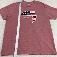 Orvis men’s shirt sz XL classic collection crew neck classic American flag logo