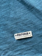 Converse Allstars Men’s Short Sleeve T-Shirt Music Happens Band XL Navy Fade Tee