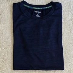 Tek Gear Dry Tek Performance Wicking Tee Men’s Medium Heathered Navy