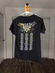 Delta Pro Weight Monster Jam 2023 Graphic Men’s Black T-Shirt Size S