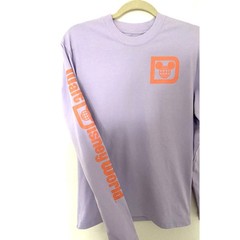 Walt Disney World Adult Unisex Long Sleeve Crewneck Shirt Cotton Blend Flaw Sz S