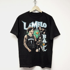 LaMelo Ball Rap Tee minnesota timberwolves vtg hip hop graphic t-shirt jersey