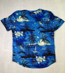 Coofandy Hawaiian Style Print outdoor beach surf tropical T shirt sz XL