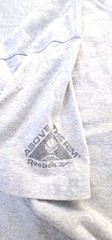 Reebok Above The Rim Mens L Gray Graphic Print Basketball Cotton Jersey T-Shirt