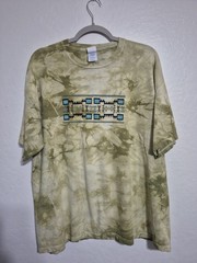 Vintage Southwestern “Geometric Pattern” Tie Dye Shirt – XL Native American Art