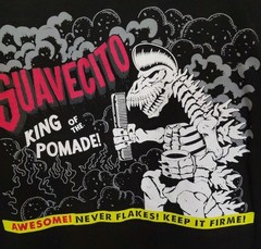 Suavecito Pomade T-Shirt Mens Size L Black Skeleton Barber Short Sleeves