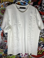 Hudson Outerwear 100 Dollar Bill White Shirt Men’s 2XL Benjamin Franklin Hip Hop