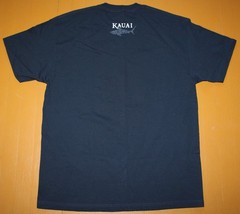 Alstyle Mens XL Tribal Shark Graphic Kauai Hawaii Classic Black T Shirt New NWT