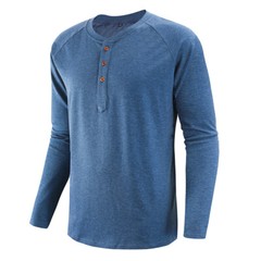 Zonbailon men’s t-shirt solid color crew neck quick dry large men’s shirt