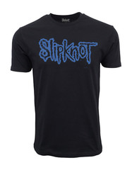 SLIPKNOT BLUE LOGO GRAPHIC TEE MENS T SHIRT