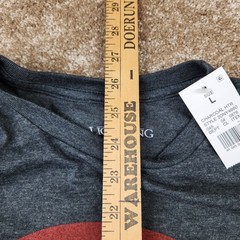 Disney The Lion King Hakuna Matata Simba Graphic Tee Charcoal Heather Mens L NEW