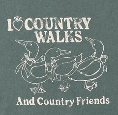 Mossimo T Shirt Large Made USA Country Walks Geese Ducks Cottagecore Vtg Y2K 90s