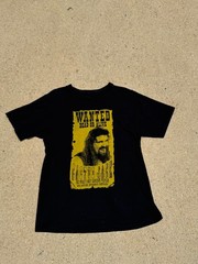 Y2K WWE Cactus Jack Mick Foley Wanted Dead T Shirt Mens Size L