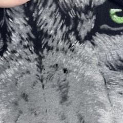 Liquid Blue Shirt Mens Extra Large Black Wolf Moon Double Sided Graphic Tee