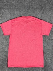 Deadpool T-shirt Mens Medium Red Gildan Heavy Cotton Polyester Riding Unicorn