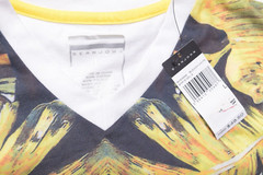 Sean John Mens All Over Graphic Premium Slim Fit Tee Shirt Large $49.50