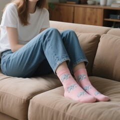 Elephant Gift Set 5 PCS Includes Socks Keychain Bracelet for Elephant Lovers