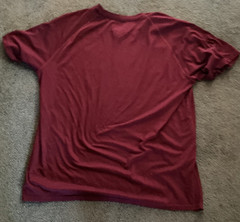 Adidas house of heat 2xl mens burgandy tshirt