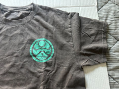 HAWAIIAN ISLAND CREATIONS SZ L GRAY SHORT SLEEVE T-SHIRT…SEE DESCRIPTION