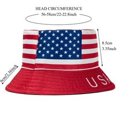 2026 World Cup United States Fan Bucket Hat with National Flag,Fisherman Hat …
