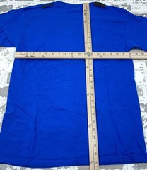 Superman Shirt Men Medium Blue Tee Chest Shield Logo Abs Costume Cosplay Adult *