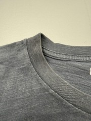 Uniqlo UT Shirt Mens Large Gray Japanese Art Hawk Mt Fuji Graphic Tee Two Sided