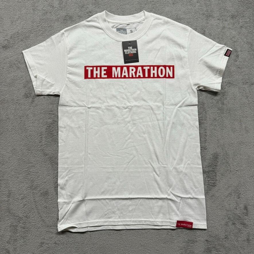 The Marathon Nipsey Hussle T Shirt Men Small White Box Streetwear Hip Hop Rap