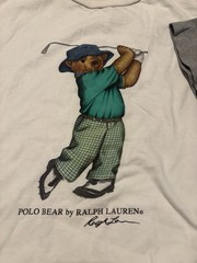Lot Of 2 Polo Ralph Lauren Golf Classic Preppy Vintage Bear T-Shirt Size Large