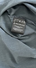 Western Rise Merino Wool Short Sleeve T-Shirt Gray Mens Size XL