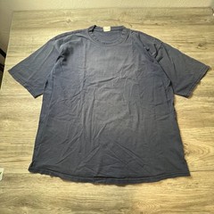 Pluma T-Shirt Mens XXL Navy Blue Heavyweight Cotton Faded Distressed Vintage Tee